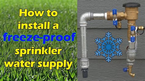 Time to prepare your sprinkler system before the first freeze