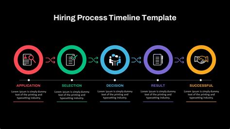 Timeline For Hiring Process With Ten Steps PowerPoint Slides Diagrams