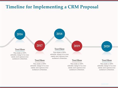 Timeline For Implementing A CRM Proposal Ppt Powerpoint Presentation