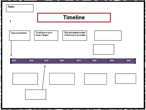 Timeline Template K5 Computer Lab Technology Lessons