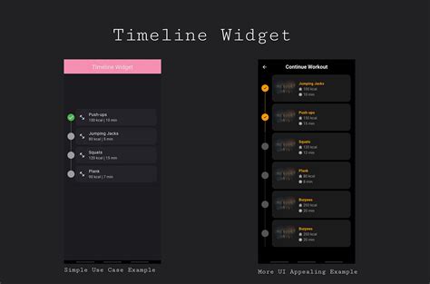Timeline ui flutter.  flutter_timeline a fully customizable & general timeline widget, b...