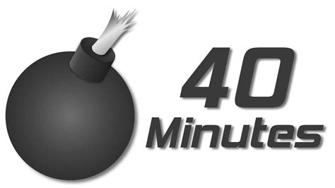Timer 40 minutes bomb. Timers and stopwatches are important tools for fitness and training programs, but they are also helpful for a variety of other activities. Stopwatch applications are available as s... 