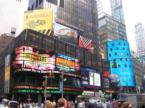 Times Square: A student