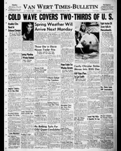 Read Van Wert Times Bulletin Newspaper Archives, Sep 1, 1945, p. 5 with family history and genealogy records from van-wert, ohio 1928-1977. Order a high-quality 18"x24" poster print of this page. Add to Cart. 