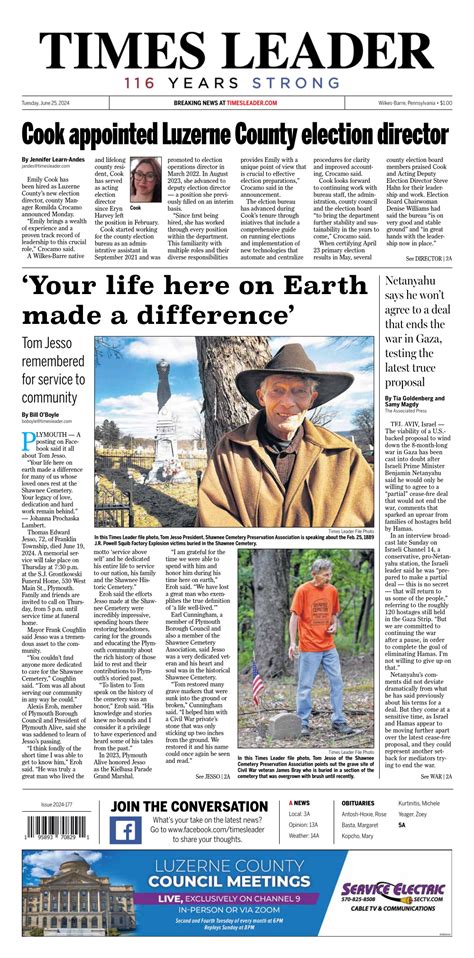 Times leader archives obituaries.  Read archived content using our web or mob...