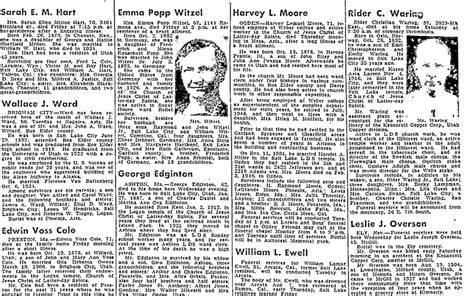 Times record obituaries.  Discover the latest obits this week, including today's.  Fort...