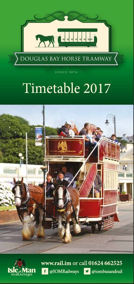 Timetable - Douglas Bay Horse Tramway