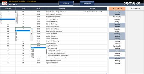 Timetable Maker Excel