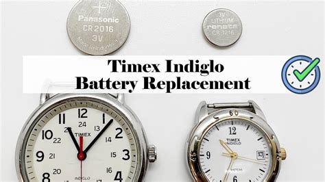 Timex Indiglo Watch Battery Replacement