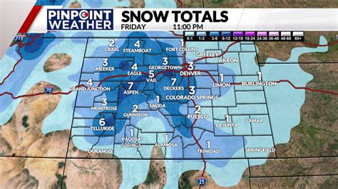 Timing, totals, impact of Friday's snowstorm in Denver metro