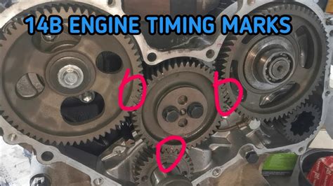 Timing marks.  &bull; This video highlights the key steps of a complete timing belt drive ...