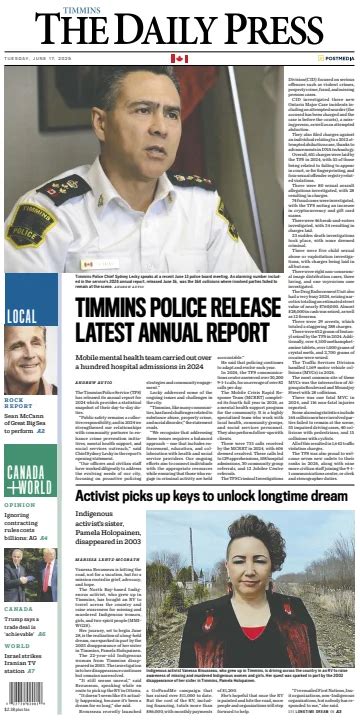 Timmins daily press. .  ...