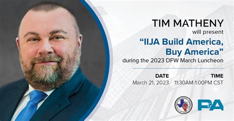 Timothy Matheny على LinkedIn: IIJA Build America, Buy America