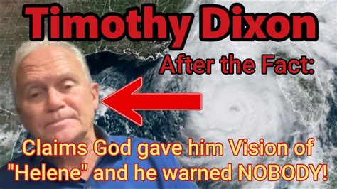 Timothy dixon prophet website. 6.  He even questioned why my statement was even re...