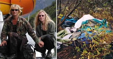 Timothy treadwell death pics. There's a pretty good transcript of the audio tape on page 7, I think it is. Very interesting. The closest we will get to hearingin it. Trichy's link, ain't really Timothy's Body, but WOW ... 