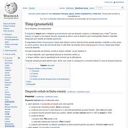 Timp (gramatică) - Wikipedia