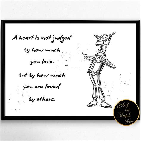 Tin Woodman Quote - Etsy