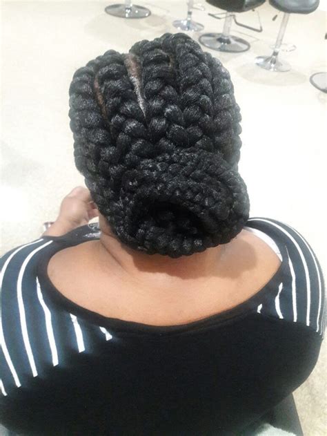 Box braids are a popular protective hairstyle that i