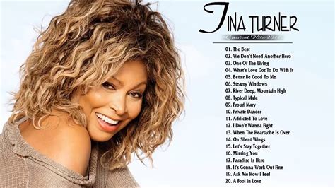 Jan 5, 2020 ... Tina Turner Greatest Hits - Best Songs of Tina Turner playlist Tina Turner Greatest Hits - Best Songs of Tina Turner playlist Tina Turner .... 