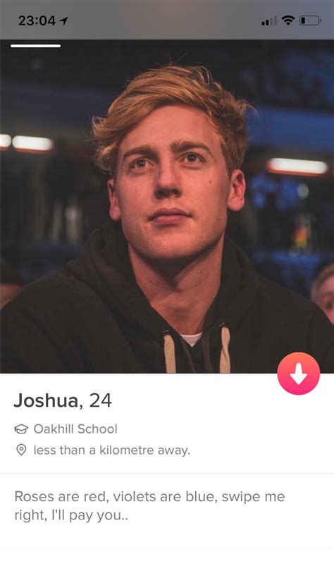 Oct 24, 2023 · An elite Tinder bio for guys is the surest way to someone’s heart that can make them shift their attention to your profile. You are showing them you are not an ordinary guy that they can just swipe left on, but an elite-class player ready to take on the world. Make friends. Make love. Make money. . 