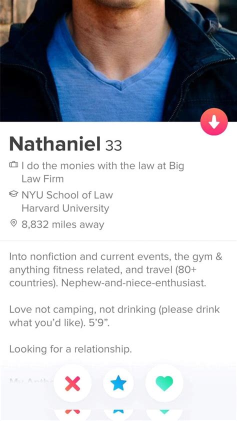 Tinder guy bio. Including 80 great Tinder bio examples. In this article: How to write a Tinder bio that gets you laid. Write a hookup-bio using the FAT-Method. Spicy & … 