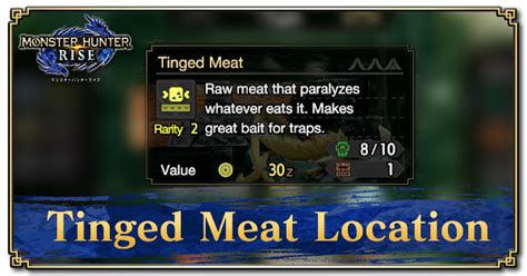 Tinged Meat - MH4U - Kiranico - Monster Hunter 4 Ultimate …