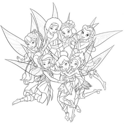 Tinkerbell And Periwinkle Coloring Pages Get Coloring Pages