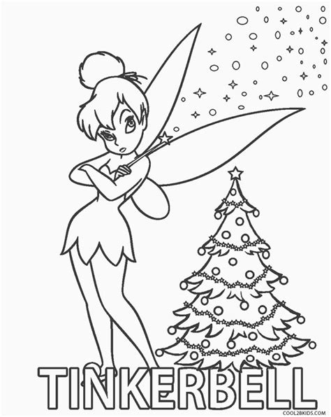 Tinkerbell Christmas Coloring Pages