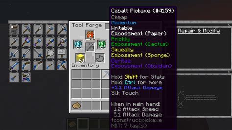 They wanted Tinkers stuff to be weaker than many of the alternative options, but they have an addon mod that adds some very powerful materials I haven't covered, and (most importantly) they added creative modifiers to the point shop for fairly cheap. Points are very easily farmable/exploitable btw. Infinite modifiers is just as broken as you'd ...