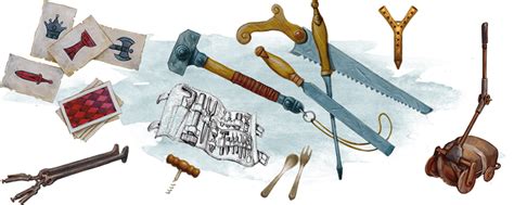 Tinker's tools are described on p. 84-85: A set of tinker’s tools is designed to enable you to repair many mundane objects. Though you can’t manufacture much with tinker’s …