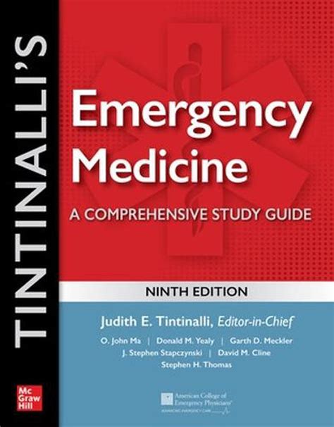 Download Tintinallis Emergency Medicine A Comprehensive Study Guide 9Th Edition By Judith E Tintinalli