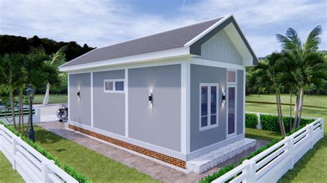 Tiny House Design 4x9 Meters Gable Roof