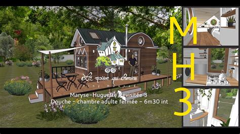 Tiny House MH 3 - Douche - Escalier - Chambre adulte - YouTube