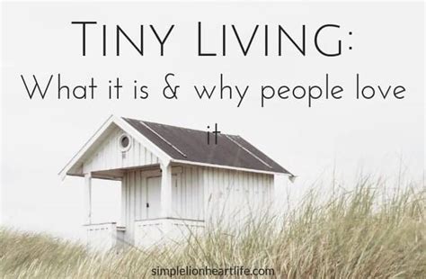 Tiny Living: What It Is and Why People Love It - Simple Lionheart Life