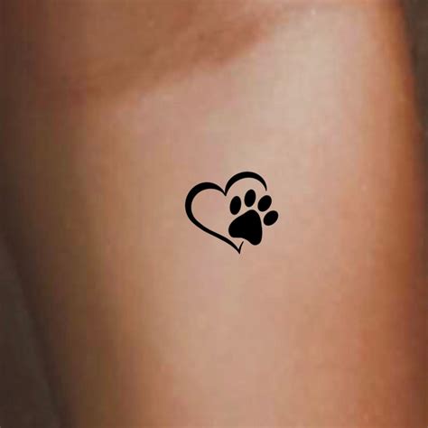 Tiny Paw Print Tattoos - Etsy