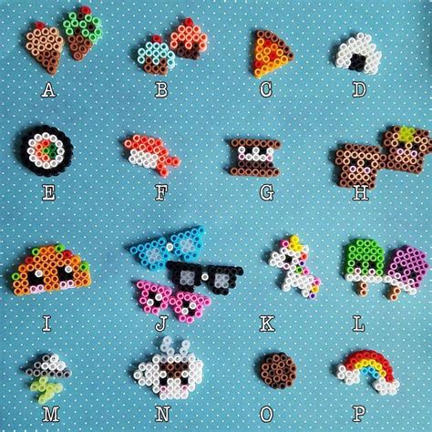 Flower Pixel Bead Coaster Choose Your Favourite or Set of 4 