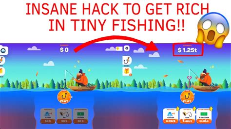 Learn how to play Tiny Fishing, a cool math game where you can catch and sell fish for money. Watch the video tutorial and see the tips and tricks to earn cash, upgrade your pole, and find hidden treasures.. 