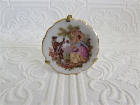 Tiny limoges plate.  Shop with confidence.  During Limoges China patter...