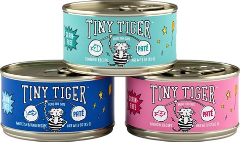 Tiny tiger cat food. Crude Protein Comparison For Cat Food. Protein is an extremely important part of your cat's diet. Without sufficient protein, cats can develop a wide-range of serious health problems. Both brands provide roughly the same amount of crude protein.For wet cat foods, Tiny Tiger provides more protein (about 6.37% more). 