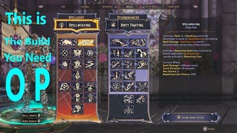 I found my build grouping Spore Warden with Stabbomancer investing in skills that only marginally improved things from the first 3 tiers of Stabbomancer (increase melee attack speed, movement speed, elemental status damage and duration, etc.) which does little to nothing for a Spore Warden build in my opinion. Switching to Spellshot was a ...