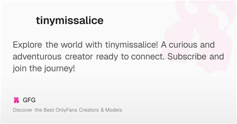 Tinymissalice Onlyfans Leak