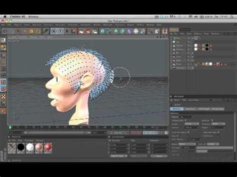 Tip - 72: Simple Hair Setup in Cinema 4D Studio R12