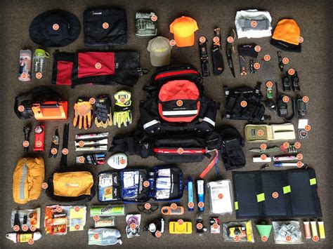 Tip Top Search and Rescue 24 Hour Pack Equipment List