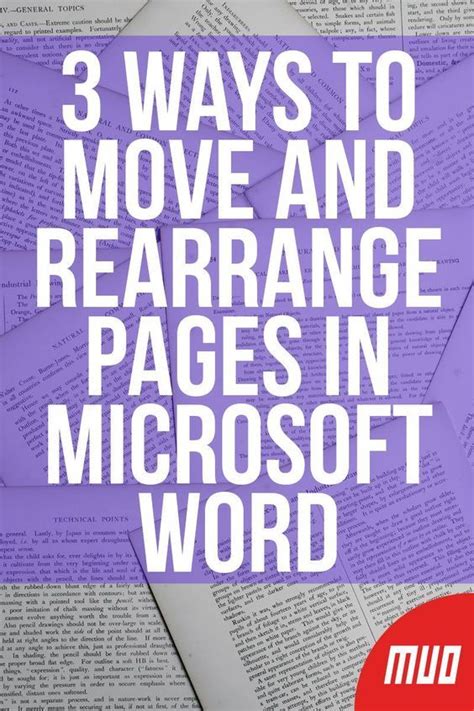 Tip Trick Here 3 Ways to Move and Rearrange Pages in Microsoft Word