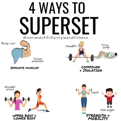 Tip Use 5 Types of Supersets