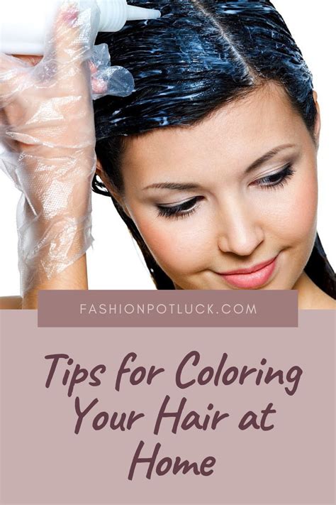 Tips Coloring Hair