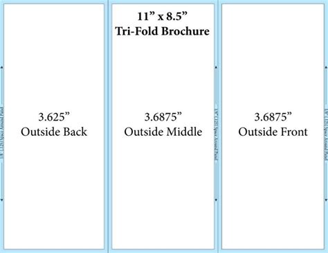 Tips For Creating A TriFold Brochure Layout Mlc Blog within 6 Panel