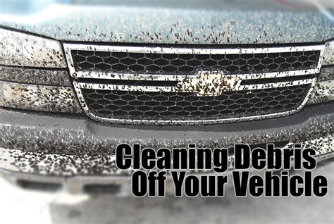 Tips for Removing Debris From Your Car