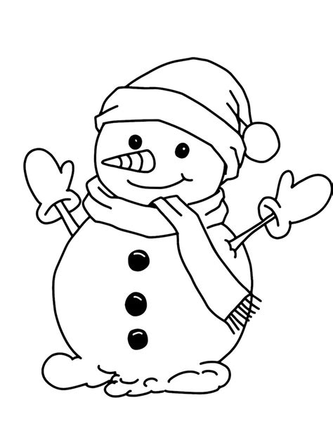 Tips to Create and Download Snowman Coloring Pages Ideas