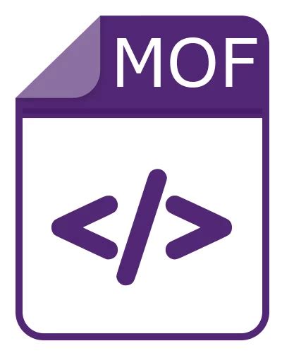 Tips to open MOF file File Extension MOF